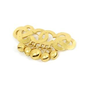 Pre Loved chanel Women Gold Brooches